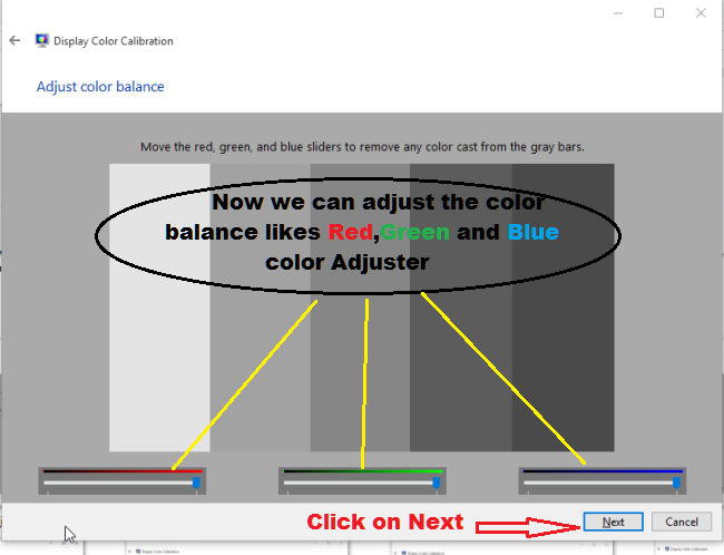 red green blue color